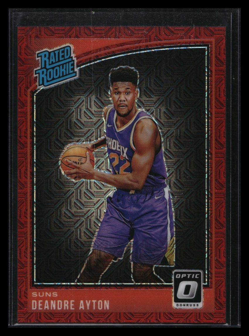 2018-19 Donruss Optic Deandre Ayton Rated Rookie Choice Red Mojo 77/88