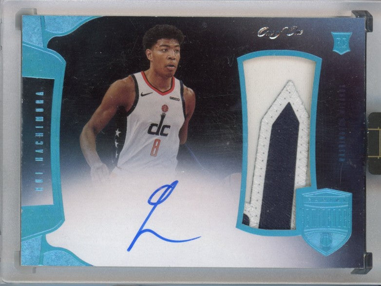2019-20 Eminence Rui Hachimura Jumbo Rookie Patch Auto Platinum 1/1