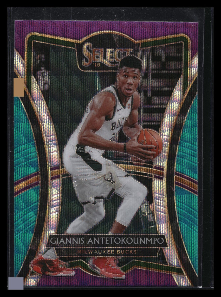 2019-20 Select Giannis Antetokounmpo Premier Level Tri-color Prizm No 148