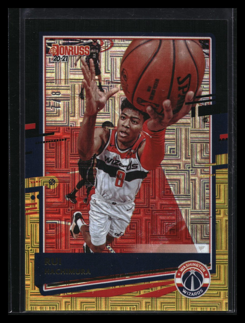2020-21 Donruss Rui Hachimura Choice Black Gold Infinite 7/8