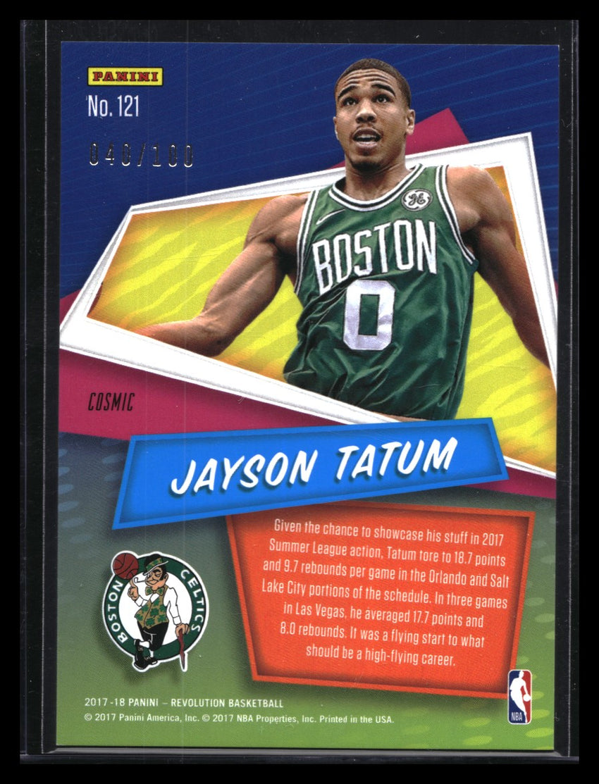 2017-18 Revolution Jayson Tatum Rookie Cosmic 40/100