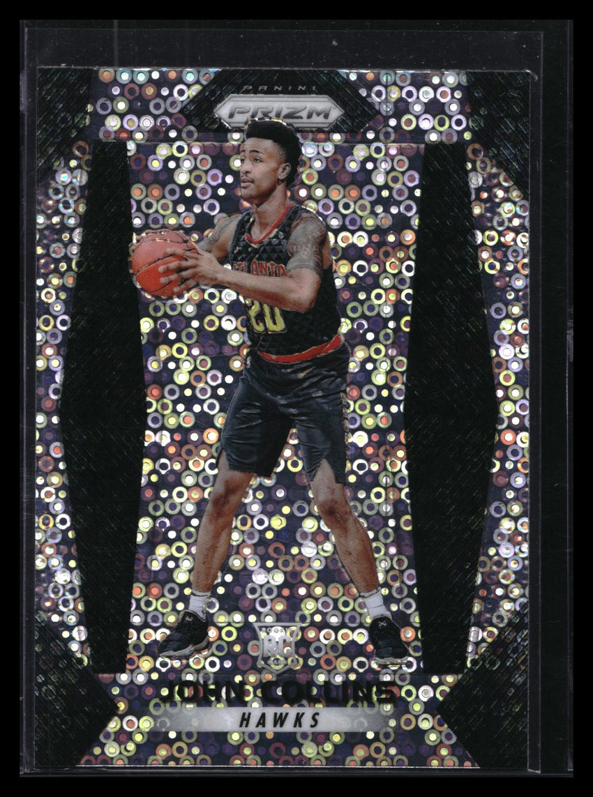 2017-18 Prizm John Collins Fast Break Rookie Silver Disco No 109