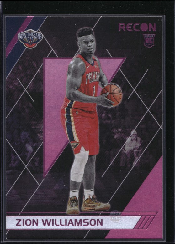 2019-20 Chronicles ZION WILLIAMSON Recon Rookie Pink #292