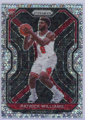 2020-21 Prizm Patrick Williams Rookie Variation Fast Break Silver Disco No 288