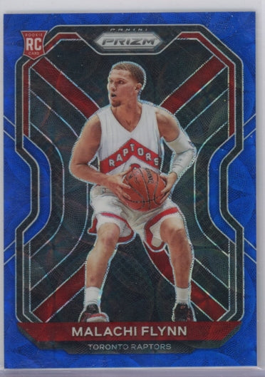 2020-21 Prizm Malachi Flynn Choice Rookie Blue Scope 2/49
