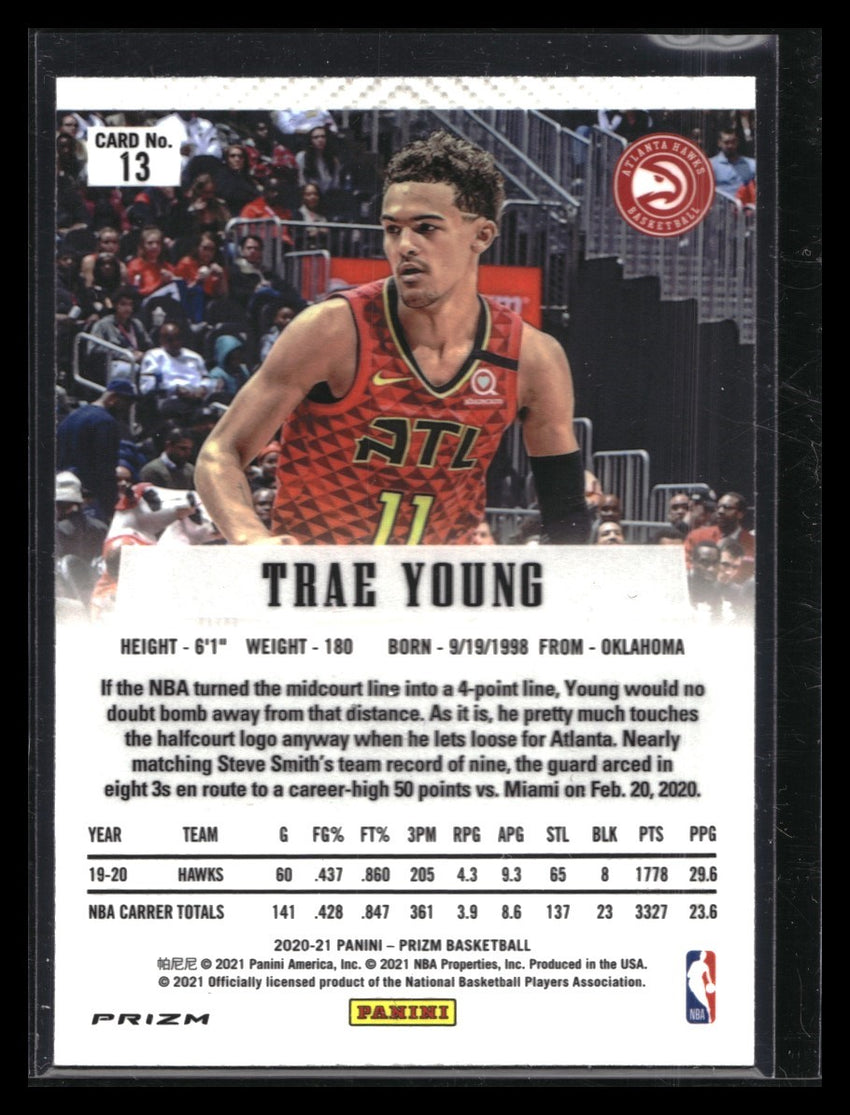 2020-21 Prizm TRAE YOUNG Flashback Hyper Prizm #13