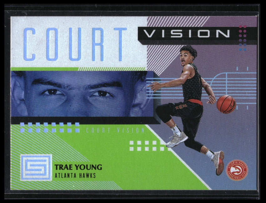 2018-19 Status TRAE YOUNG Court Vision Rookie Green #8