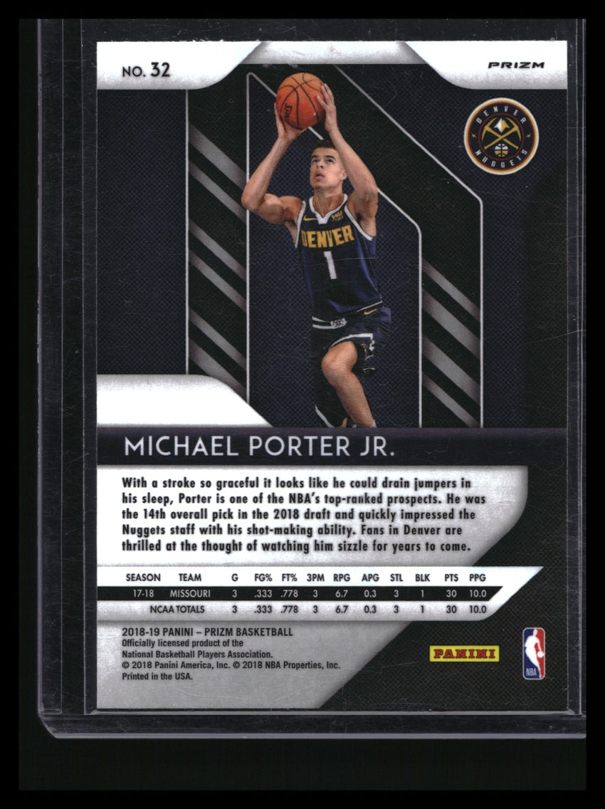 2018-19 Prizm MICHAEL PORTER JR. Rookie Silver #32