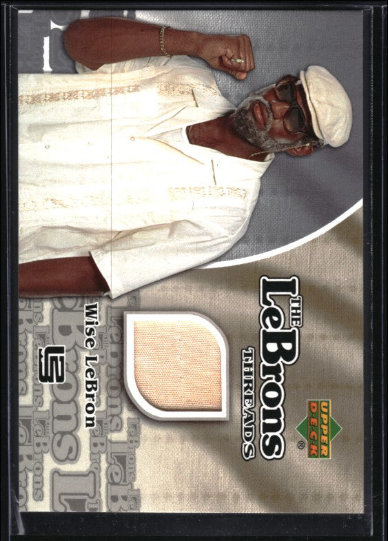 2006-07 Upper Deck WISE LEBRON JAMES The Lebrons Threads Jersey Relic #4