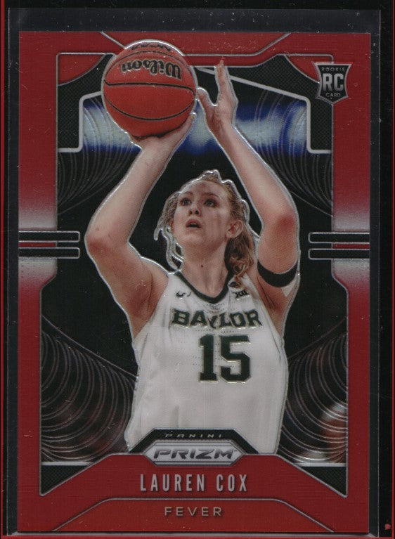 2020 Wnba Prizm Lauren Cox Rookie Red 44/275