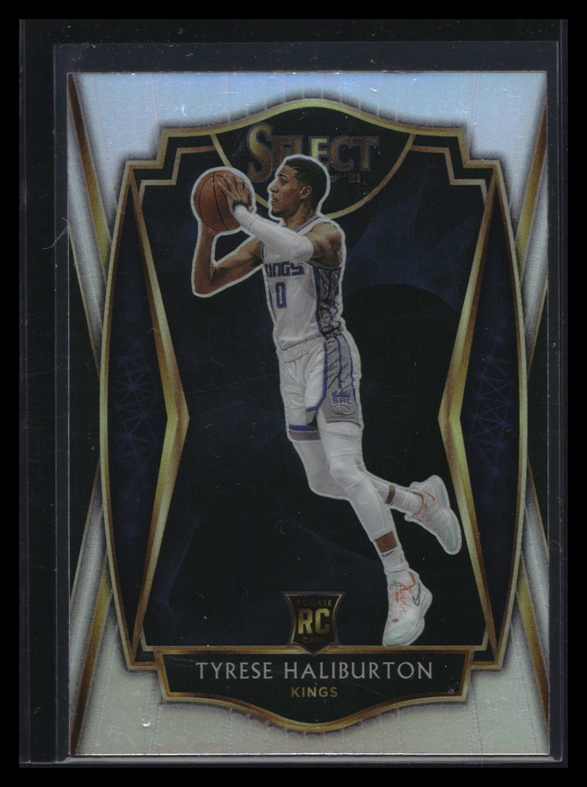 2020-21 Select Tyrese Haliburton Premier Level Rookie Silver Prizm No 189