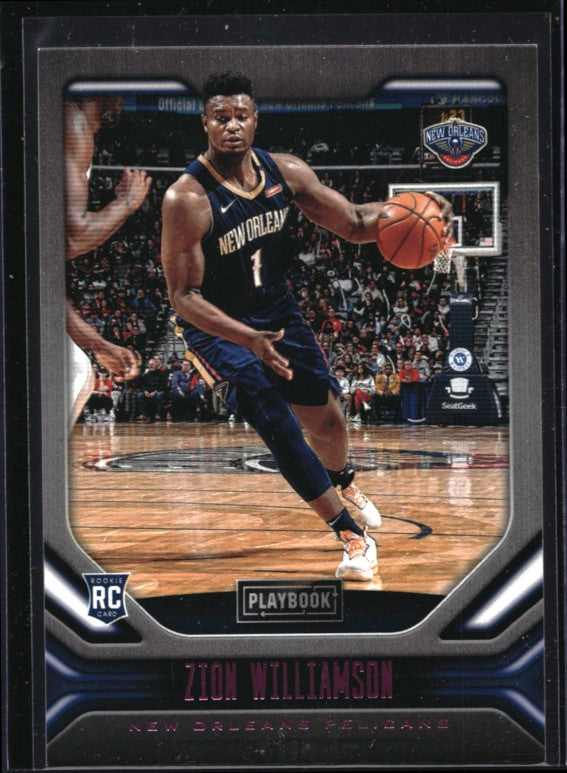 2019-20 Chronicles ZION WILLIAMSON Playbook Rookie Pink #169