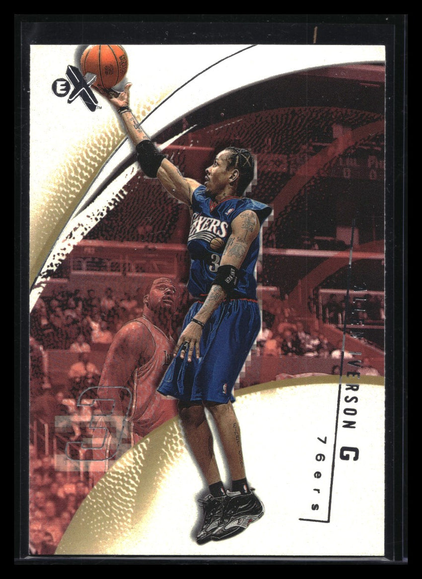 2001-02 Fleer Ex Allen Iverson Base No 37