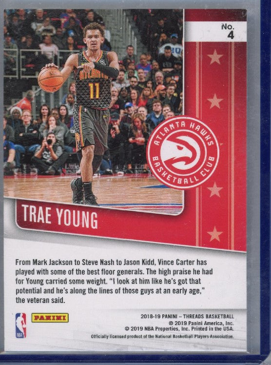 2018-19 Threads Trae Young Floor Generals Dazzle Blue 33/85