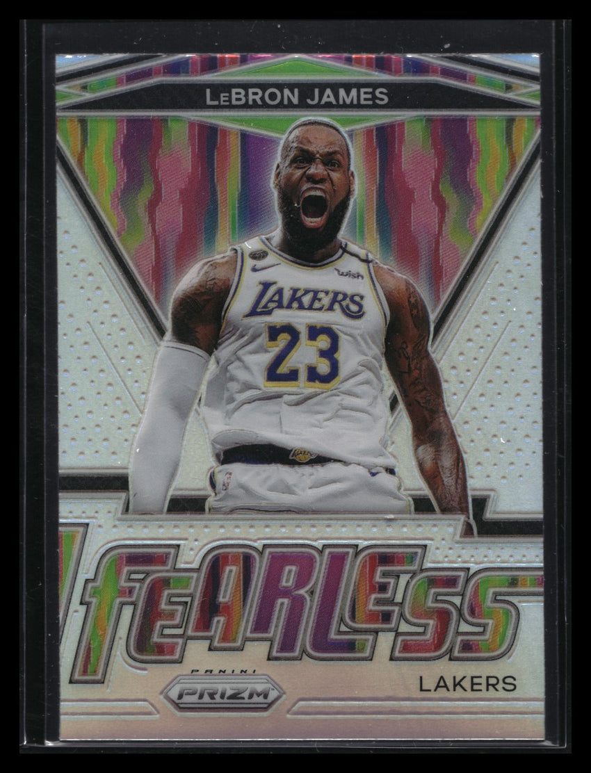 2020-21 Prizm LEBRON JAMES Fearless Silver Prizm #6