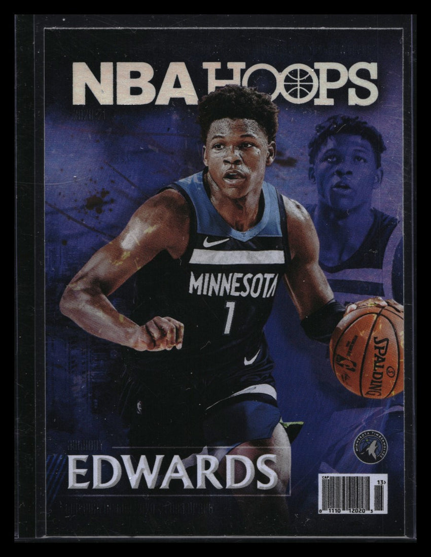 2020-21 Hoops Anthony Edwards Rookie Special Holo No 1