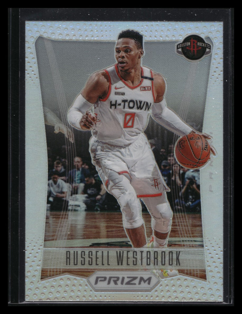 2020-21 Prizm Russell Westbrook Flashback Silver Prizm No 14