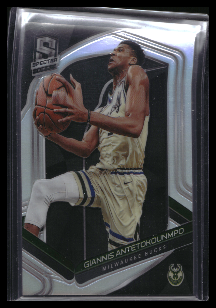 2019-20 Spectra Giannis Antetokounmpo Silver Prizm No 34