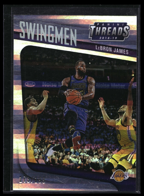 2018-19 Threads Lebron James Swingmen Premium Silver 173/199