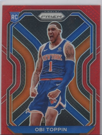 2020-21 Prizm Obi Toppin Rookie Red 233/299