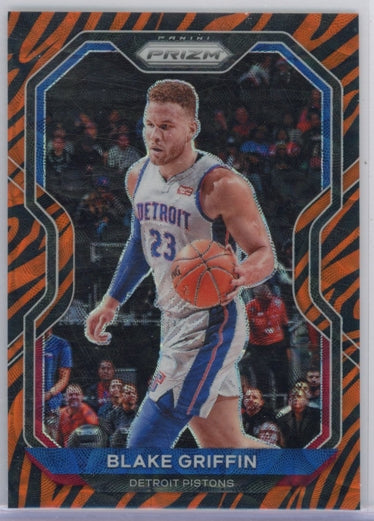 2020-21 Prizm Blake Griffin Choice Tiger Stripe Ssp No 62
