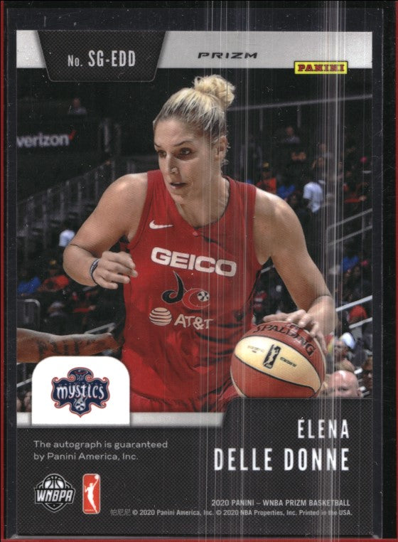 2020 WNBA Prizm ELENA DELLE DONNE Signatures Auto Silver #EDD