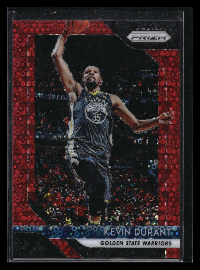 2018-19 Prizm Kevin Durant Fast Break Red Disco 16/125