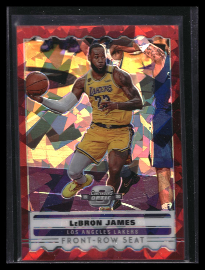 2019-20 Contenders Optic Lebron James Front-row Seat Red Ice No 3