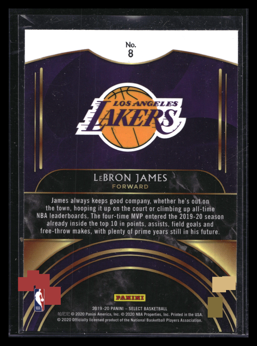 2019-20 Select LEBRON JAMES Select Company Base #8