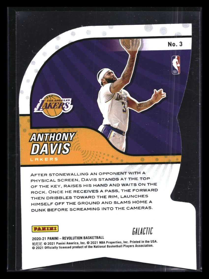 2020-21 Revolution ANTHONY DAVIS Liftoff Die-Cut Galactic SSP #3