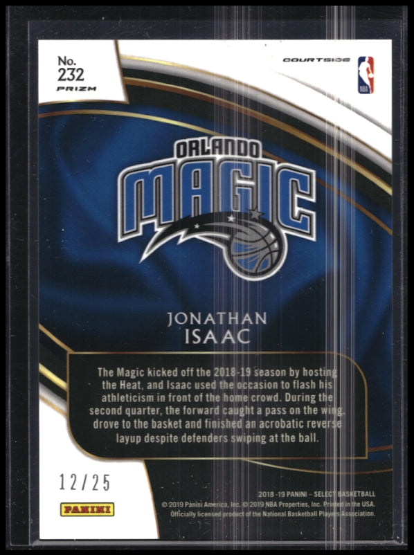 2018-19 Select Jonathan Isaac Courtside Tie-dye Prizm 12/25