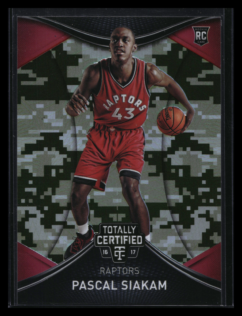 2016-17 Totally Certified Pascal Siakam Rookie Camo 11/25