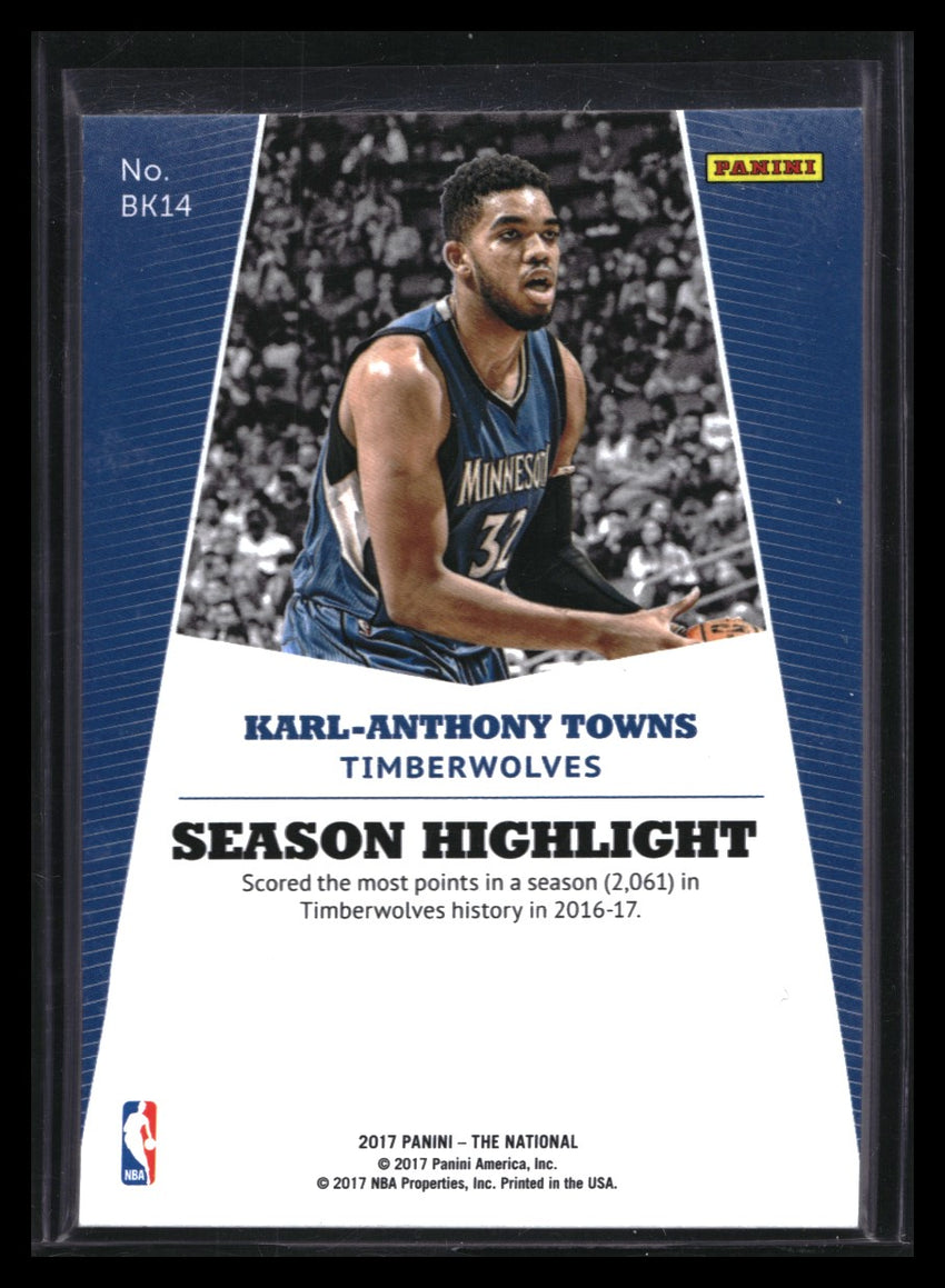 2017-18 The National Karl-anthony Towns Swirlorama 1/1