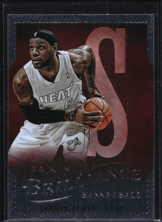 2012-13 Brilliance Lebron James Spellbound Letter S No 42