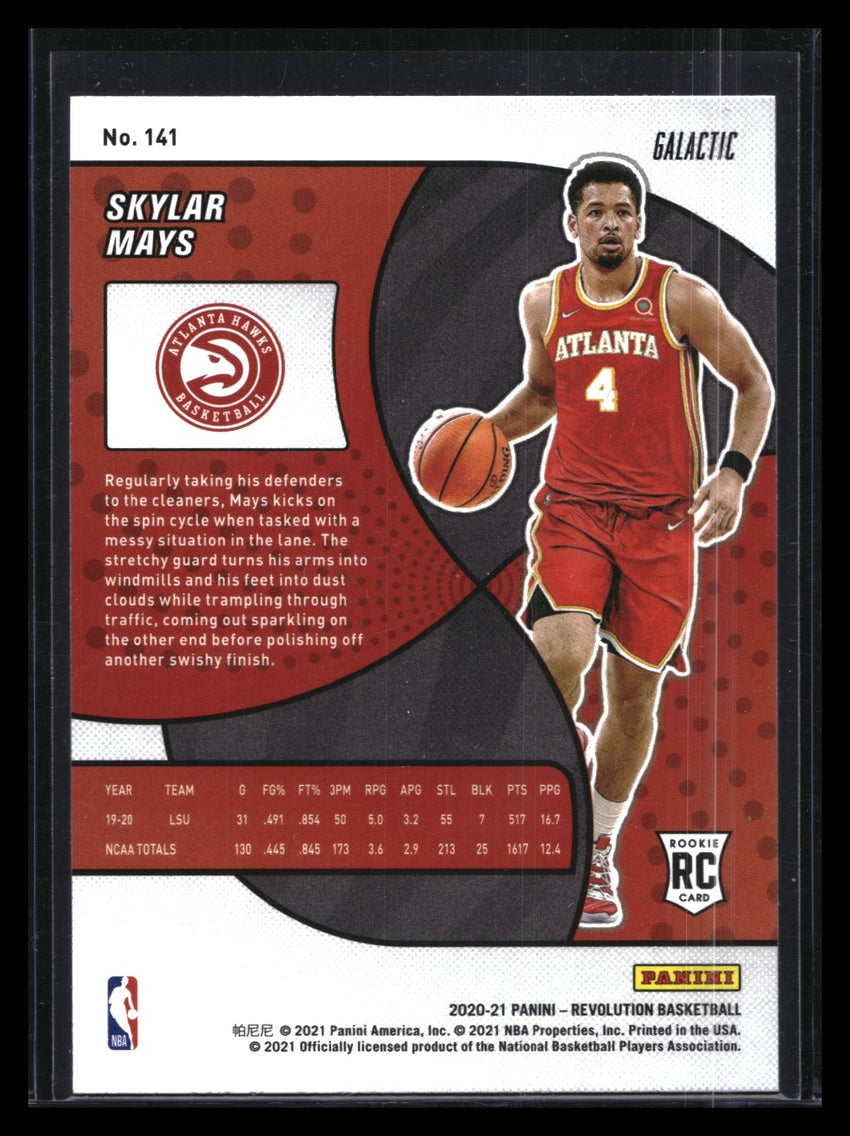 2020-21 Revolution SKYLAR MAYS Rookie Galactic #141