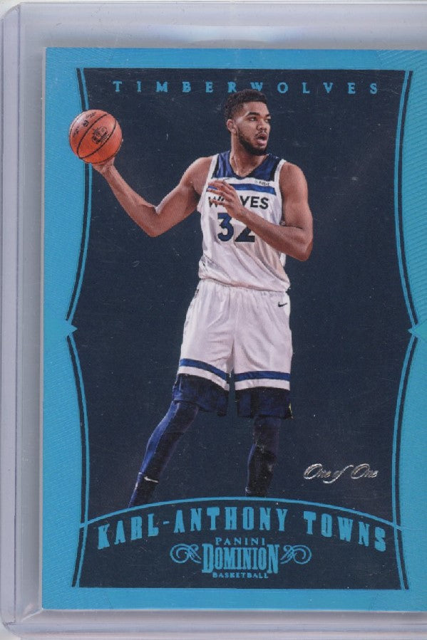 2017-18 Dominion Karl-anthony Towns Platinum 1/1
