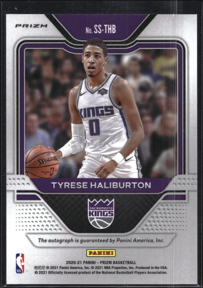 2020-21 Prizm Tyrese Haliburton Sensational Signature Rookie Auto Choice No Thb A