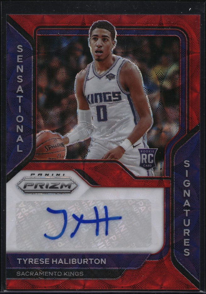 2020-21 Prizm Tyrese Haliburton Sensational Signature Rookie Auto Choice No Thb A
