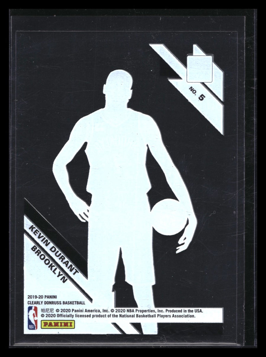 2019-20 Clearly Donruss KEVIN DURANT Gold #5