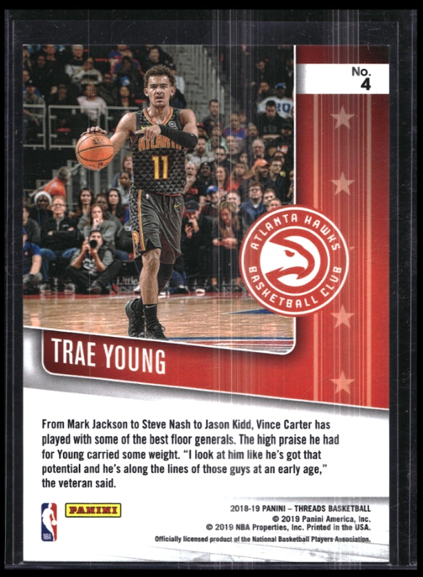 2018-19 Threads Trae Young Floor Generals Dazzle Blue 56/85