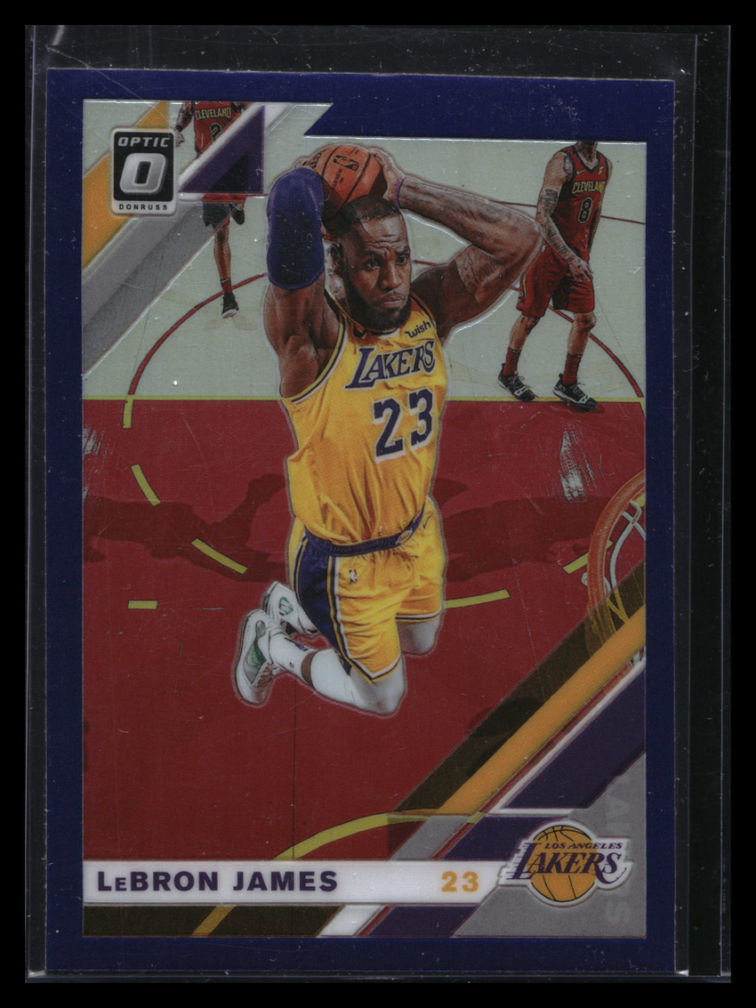 2019-20 Donruss Optic LEBRON JAMES Purple Holo #60