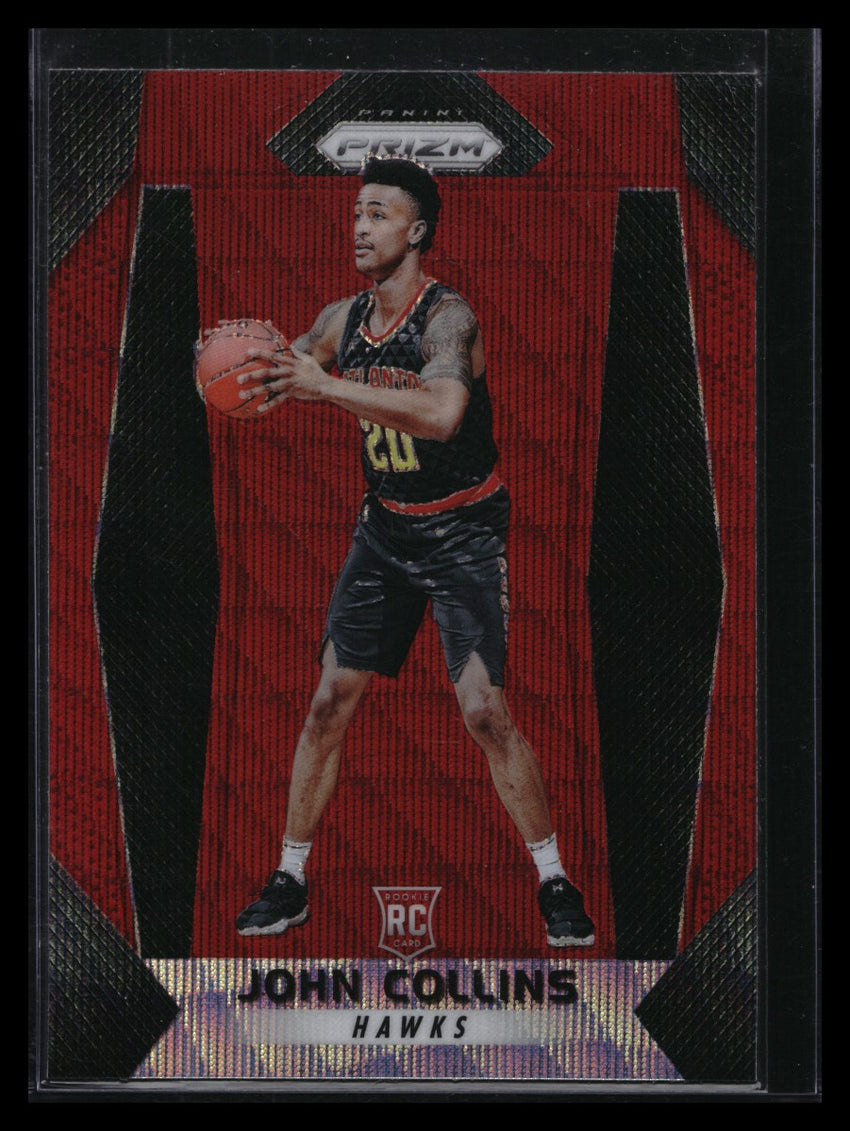 2017-18 Prizm John Collins Rookie Ruby Wave No 109
