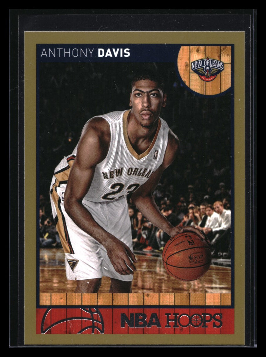 2013-14 Hoops ANTHONY DAVIS Gold #157