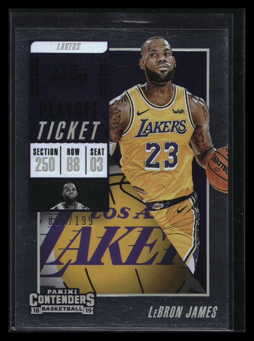 2018-19 Contenders Lebron James Playoff Ticket 60/199