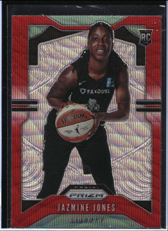 2020 WNBA Prizm JAZMINE JONES Rookie Ruby Wave #100