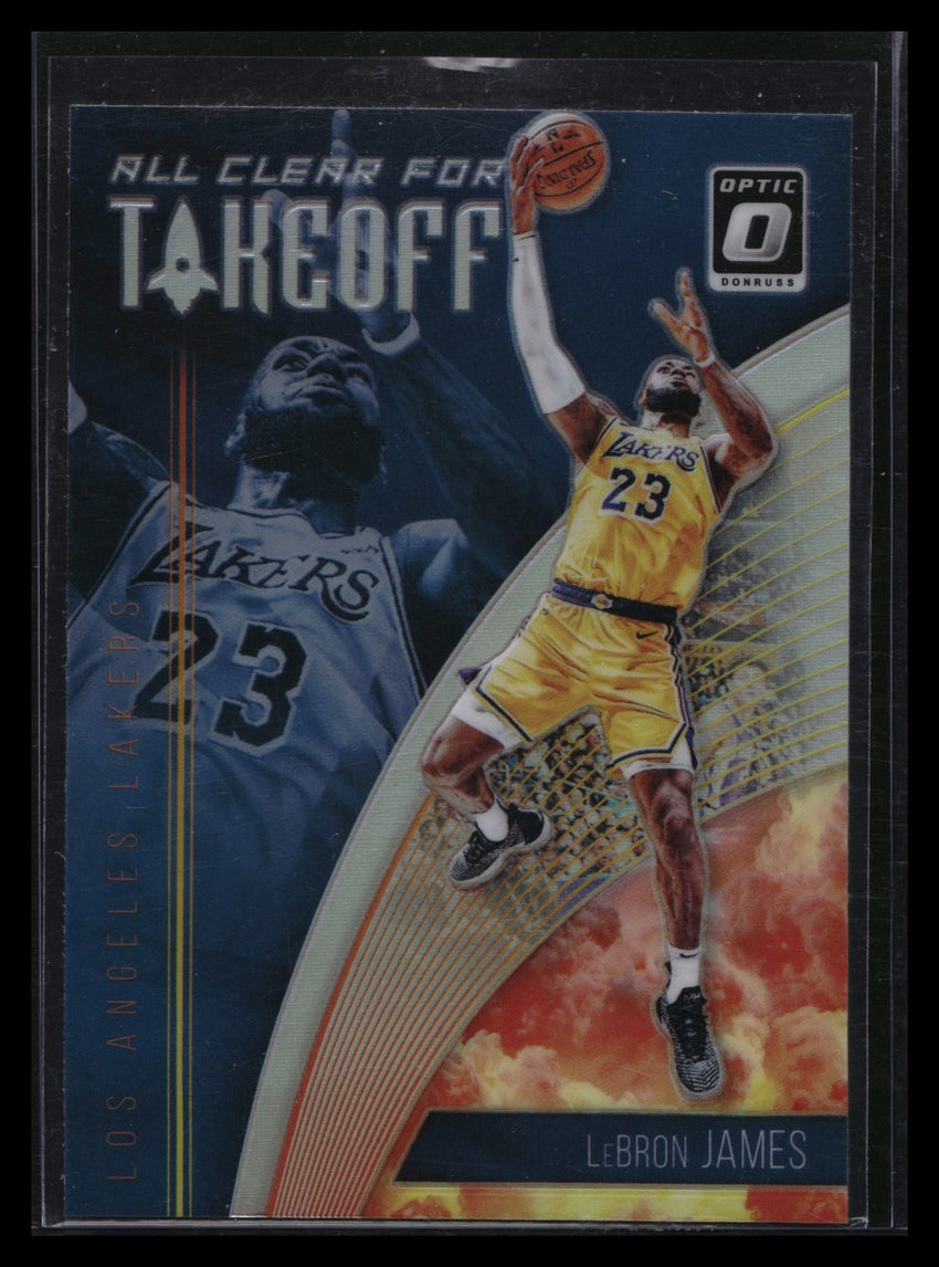 2018-19 Donruss Optic LEBRON JAMES All Clear For Takeoff Holo Silver #1