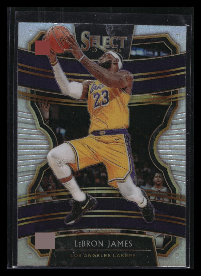 2019-20 Select Lebron James Concourse Silver Prizm No 47