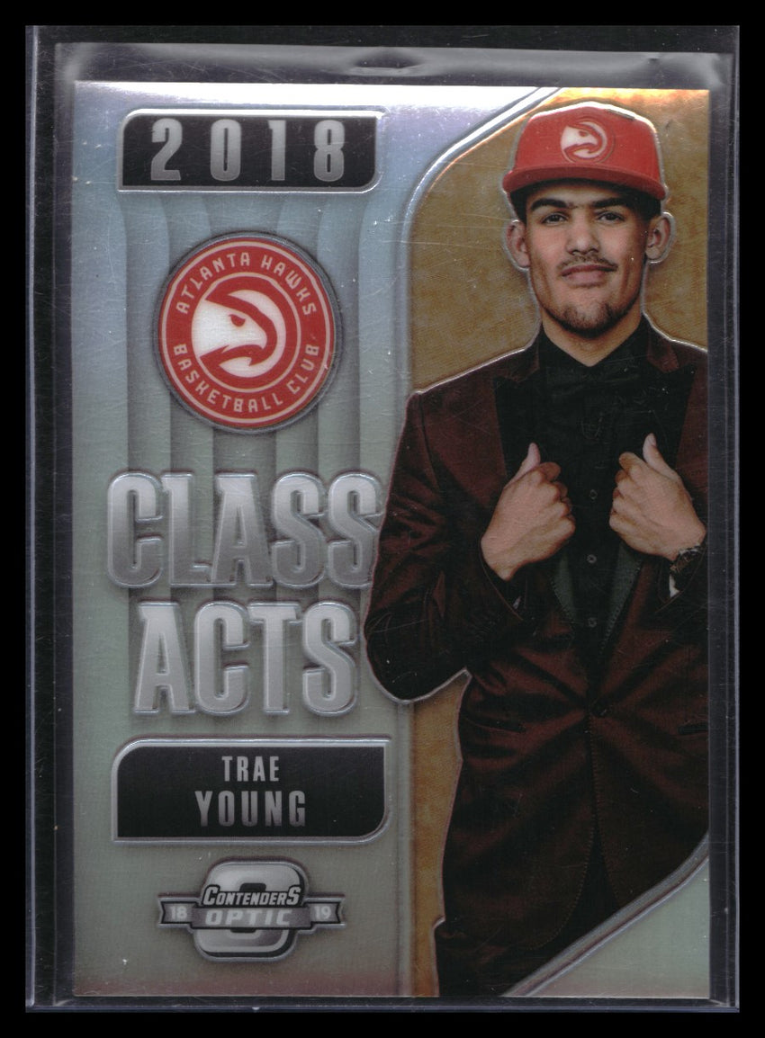 2018-19 Contenders Optic TRAE YOUNG Class Acts Rookie Silver #23