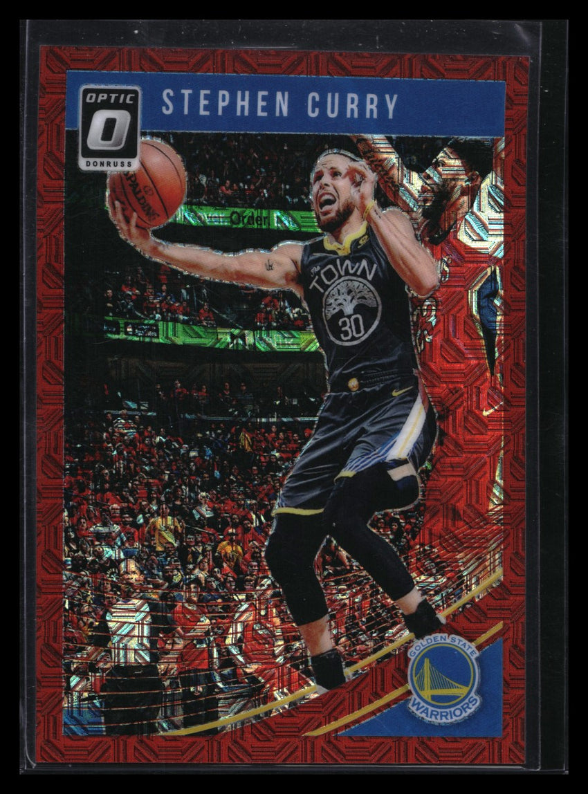 2018-19 Donruss Optic Stephen Curry Choice Red Mojo 65/88