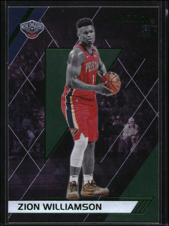 2019-20 Chronicles ZION WILLIAMSON Recon Rookie Green #292